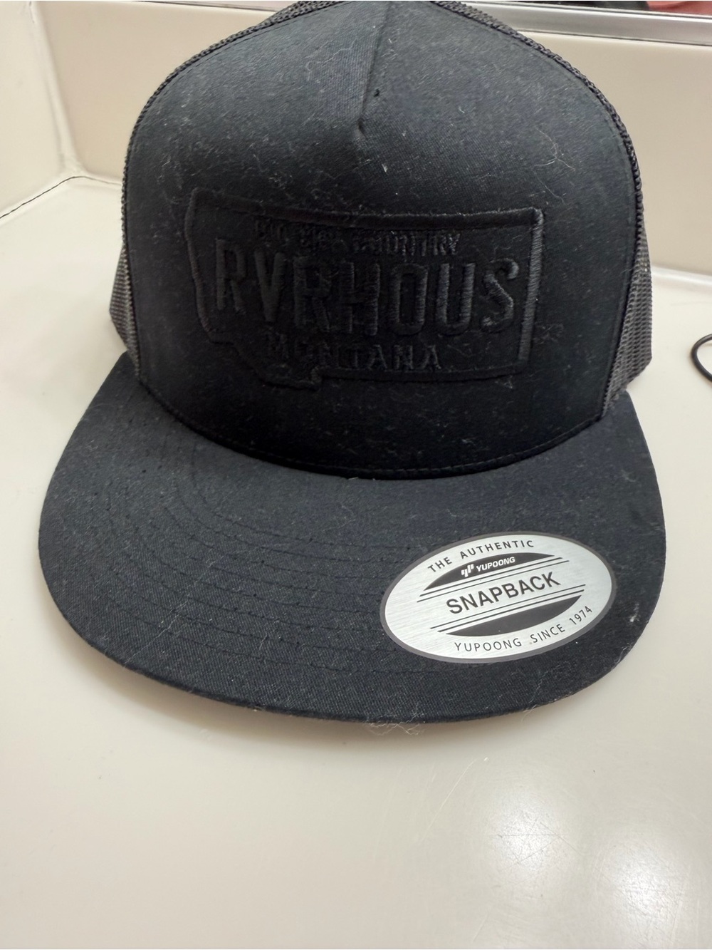 RVRHOUS Black Snapback Hat - Unbranded